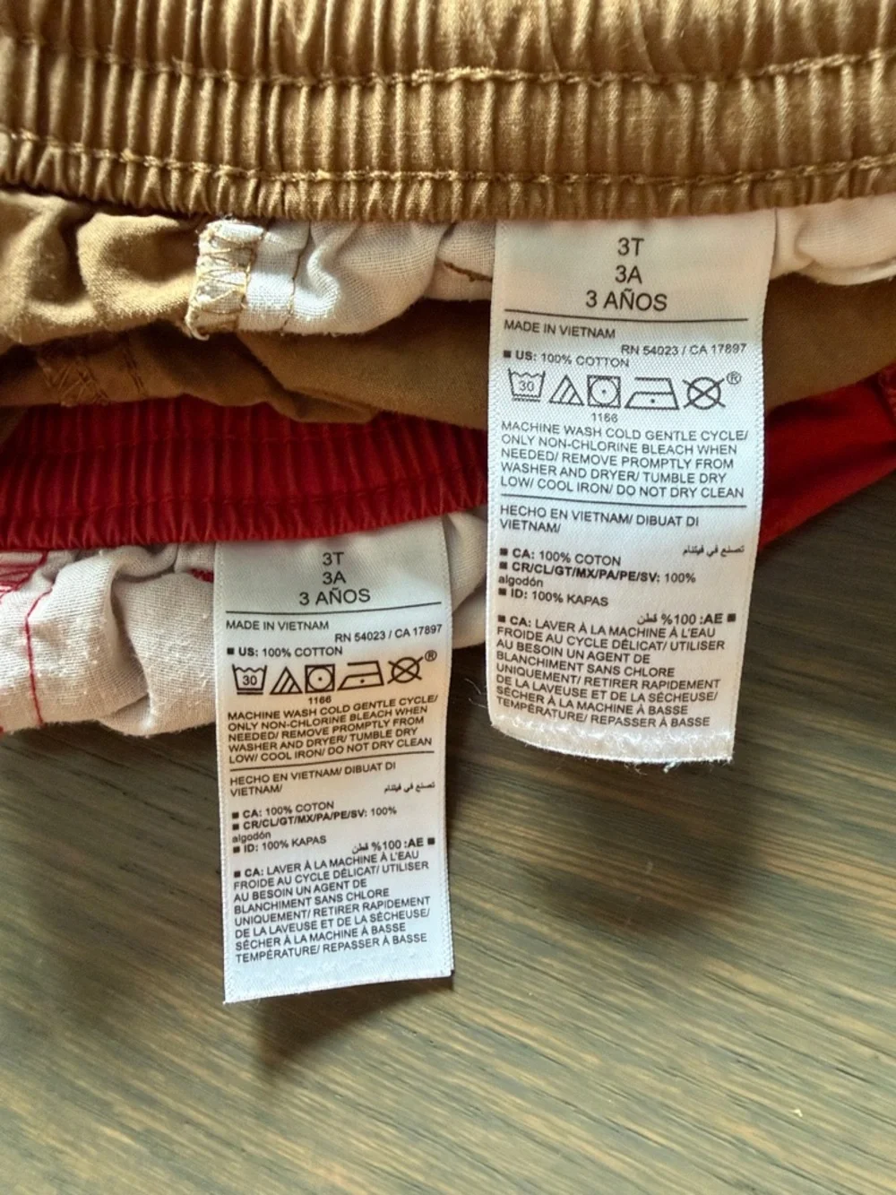 Old Navy Toddler Boys Poplin Shorts 2-Pack Size 3T Drawstring Cotton